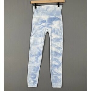 Free People Movement High-Rise Good Karma Leggings in Blue Tie-dye Pattern XS/S